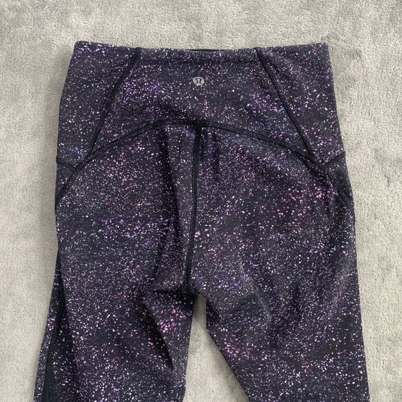 Lululemon Train Times 7/8 Pants Womens 6 Crystalline Black Leggings Yoga Gym 22” - Picture 14 of 14